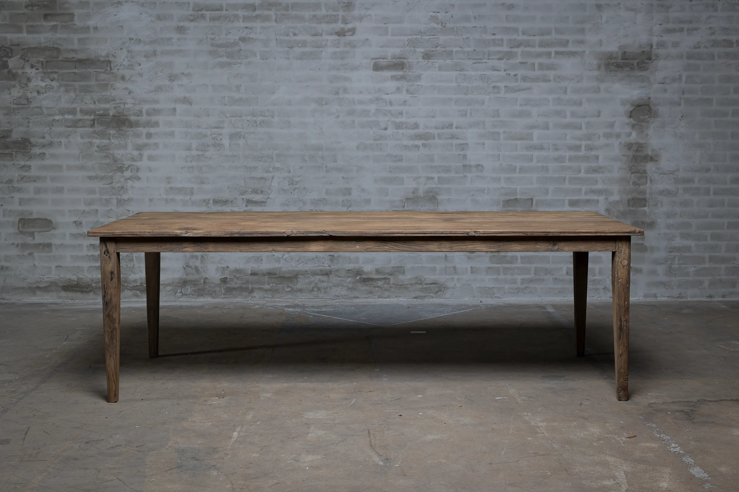 Z021-TOP134-5 Franse boerentafel Jean van oud eikenhout in landelijke stijl
