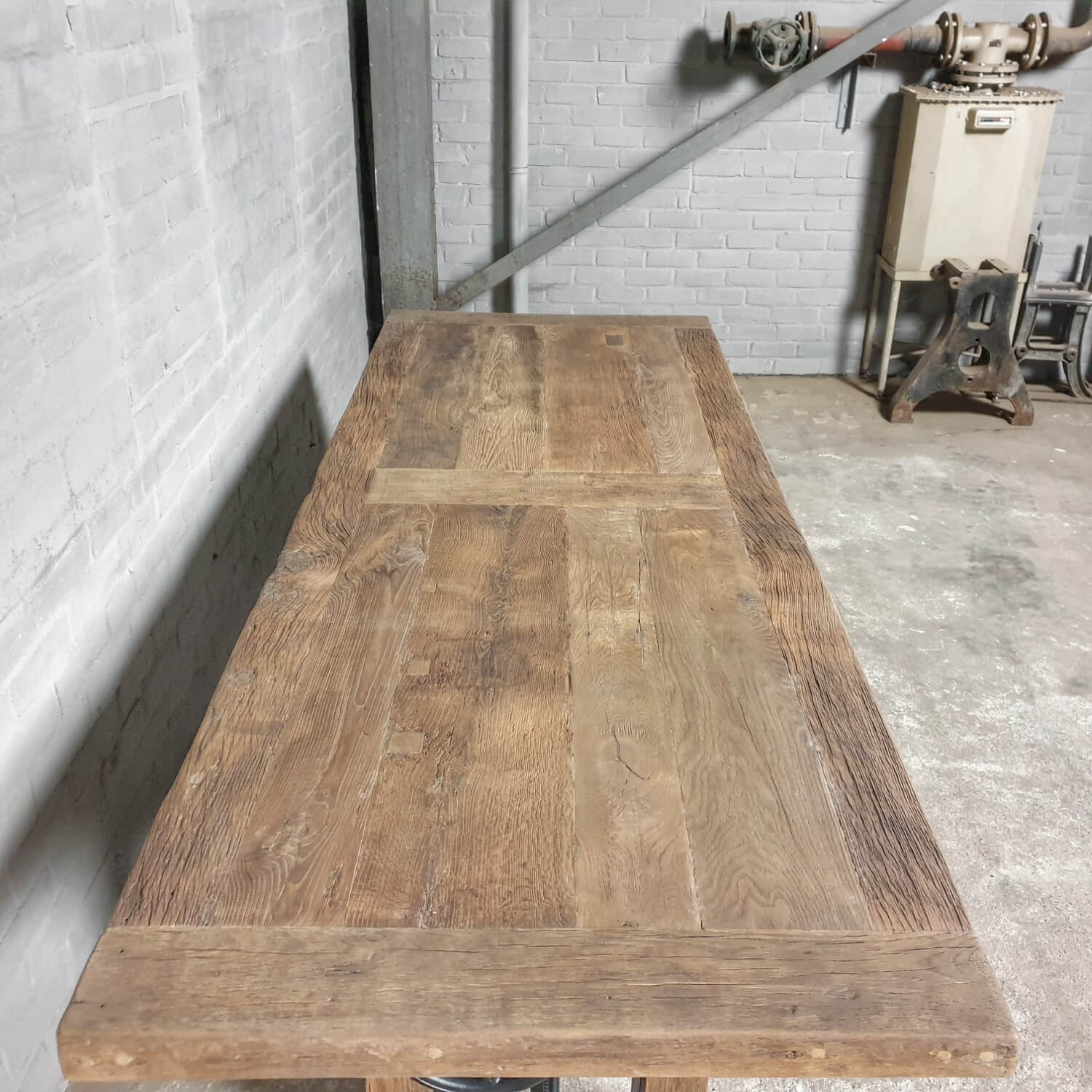 TOP055 - Tafelblad oud eikenhout