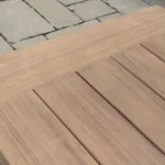 Landelijke kloostertafel voor buiten T22 gemaakt van Fraké hout