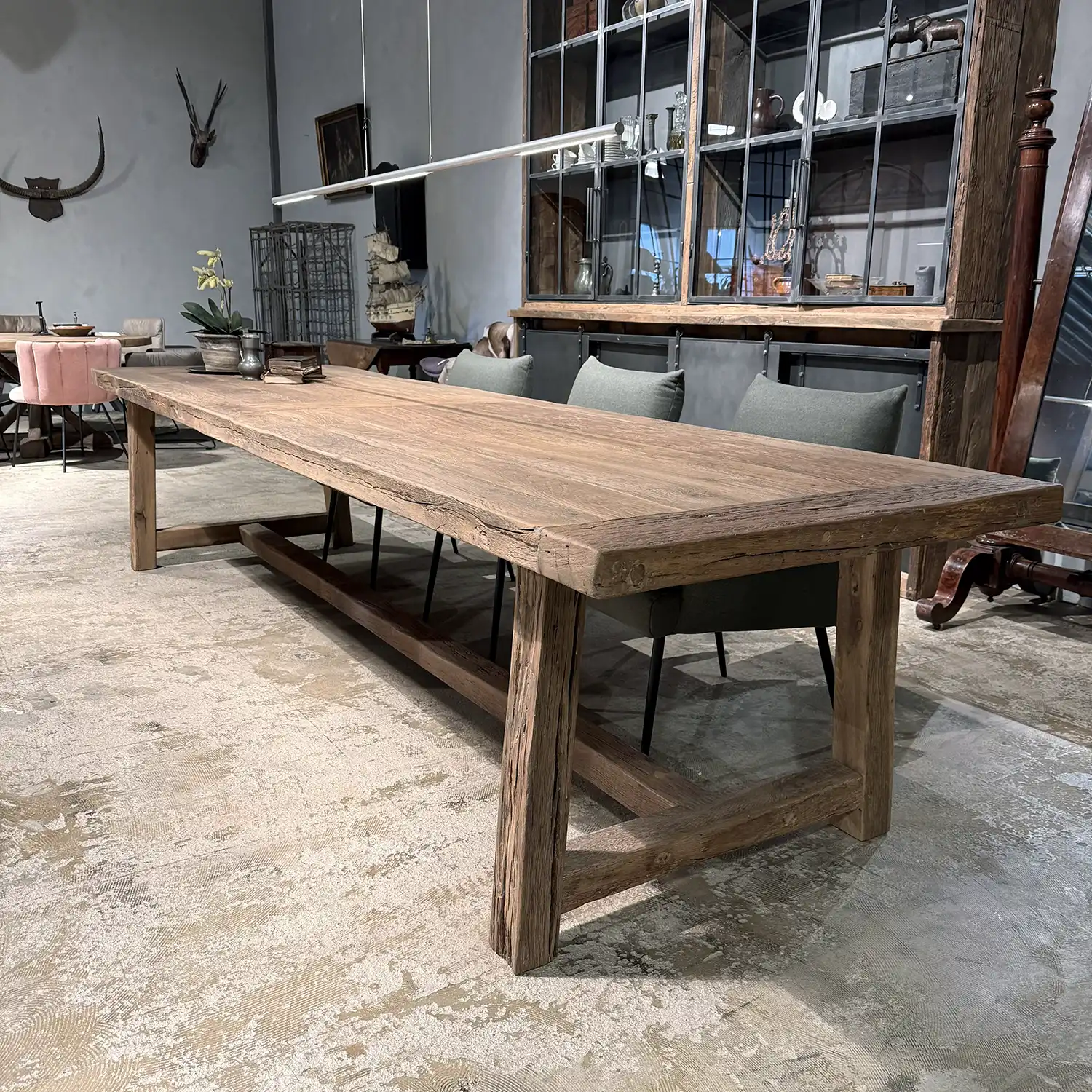 Kloostertafel Salzburg oud eiken - H008 Kloostertafel Salzburg oud eiken - H008